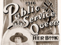 Cover of fundraising booklet for Canterbury Queen Carnival, 1916