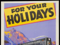 Travel by train poster, 1948