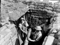 Firing a trench mortar