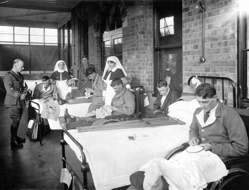 Learning needlework