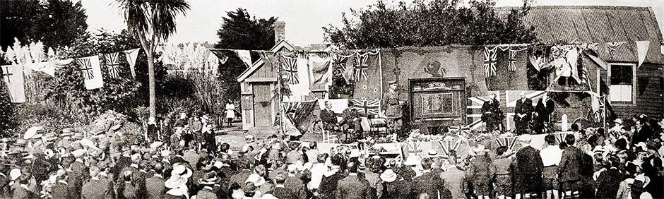 Unveiling of East Town railway workshops roll of honour