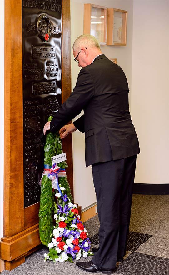 Ministry of Education Anzac Day service