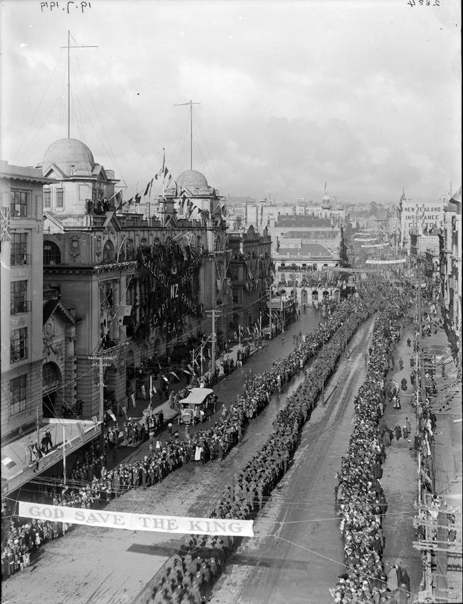 Victory parade in Auckland, 1919