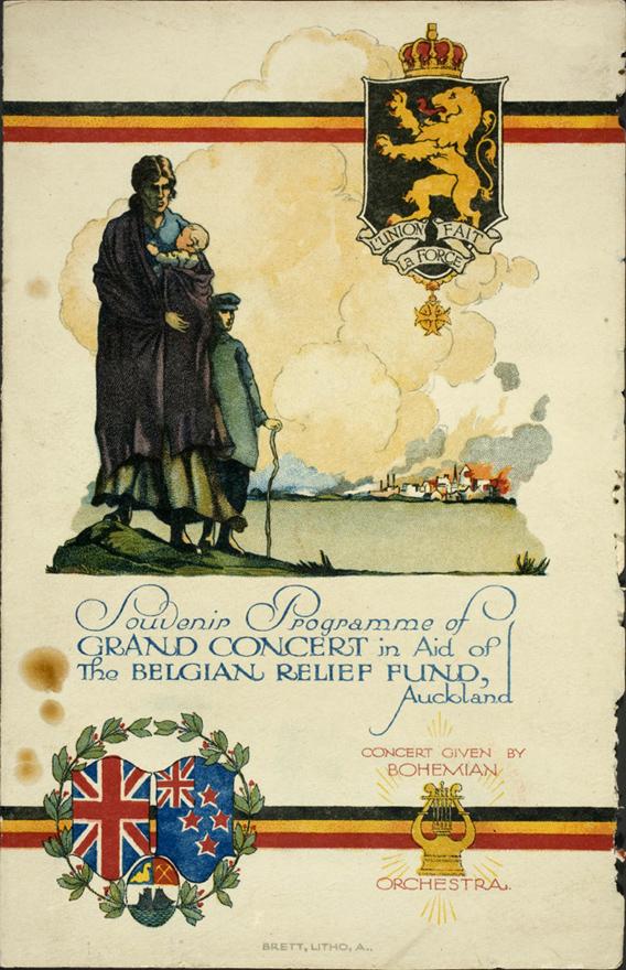 Belgian Relief Fund concert programme