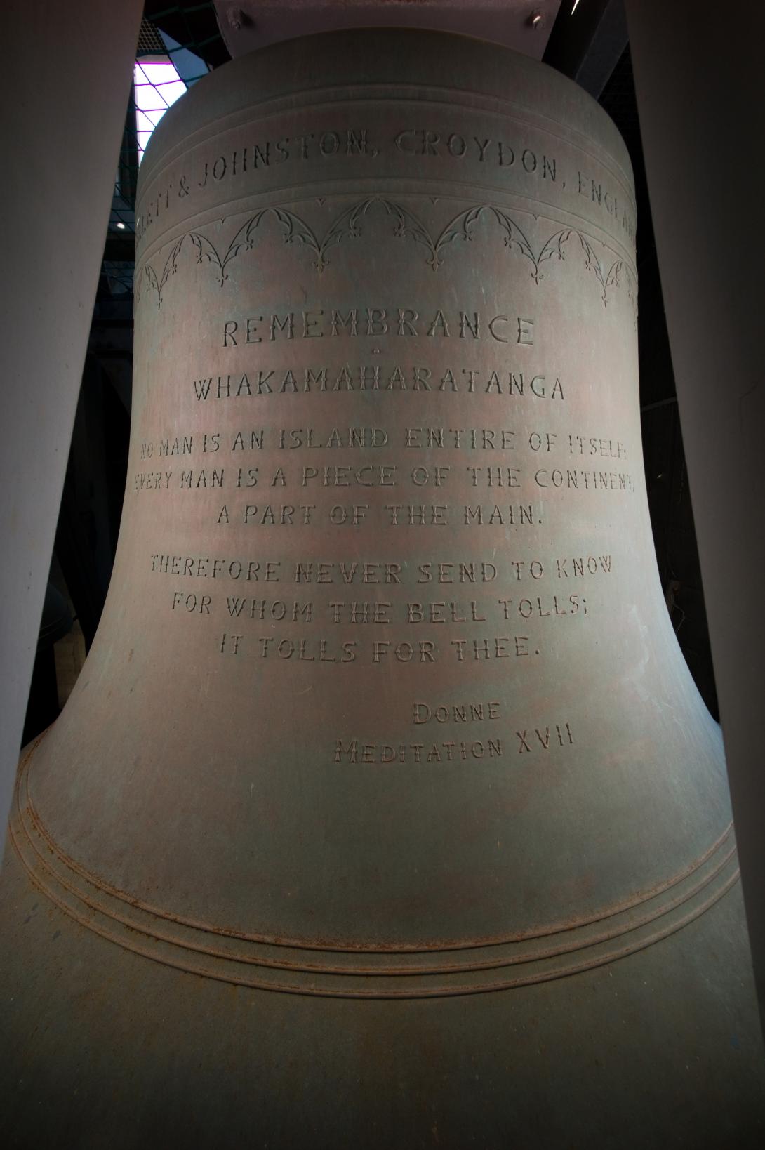 Image of Remembrance (Whakamaharatanga) bell