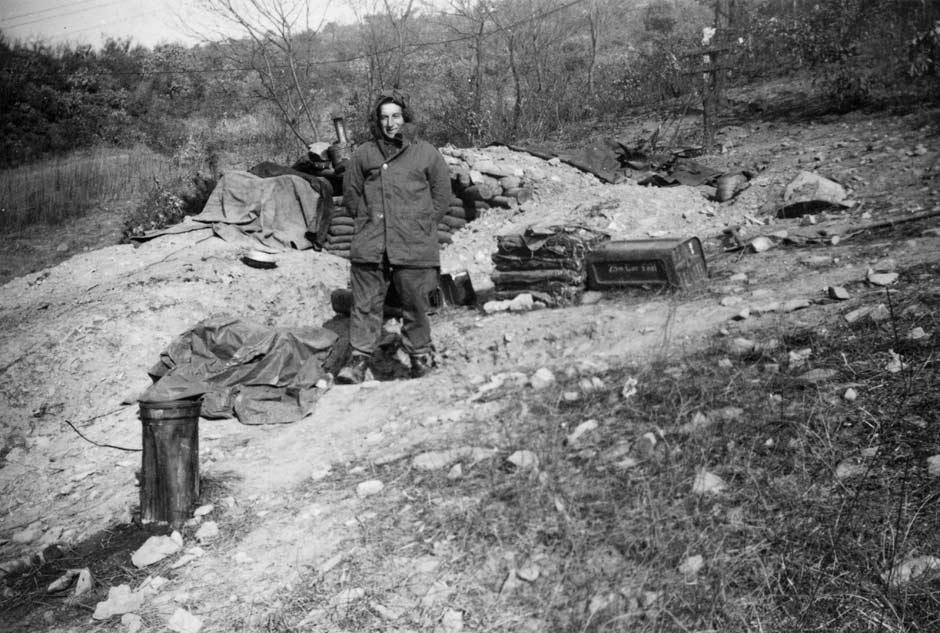 Exchange and command post in Korea