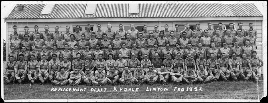 Kayforce draft at Linton Camp 1952