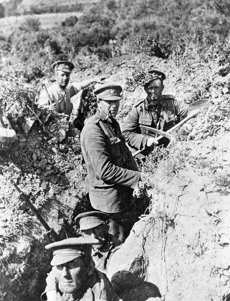 Canterbury Battalion soldiers at Anzac