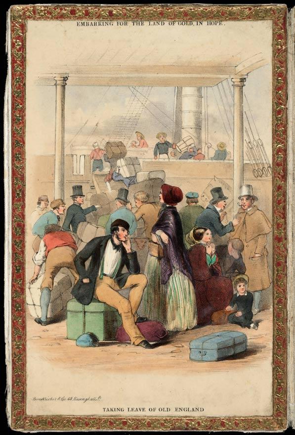 Departure for New Zealand, painting