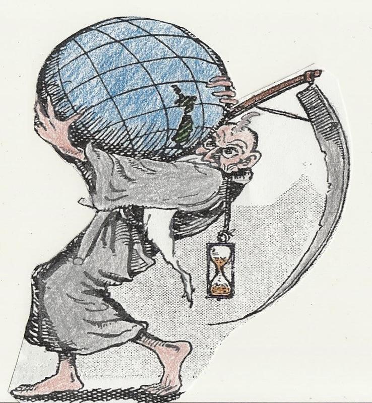 'Old Father Time' cartoon