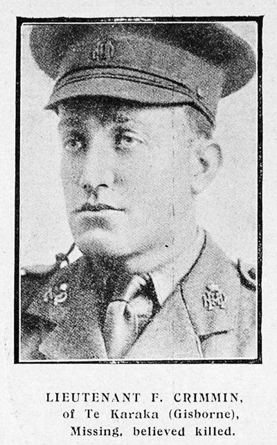 Lieutenant Florence Crimmin