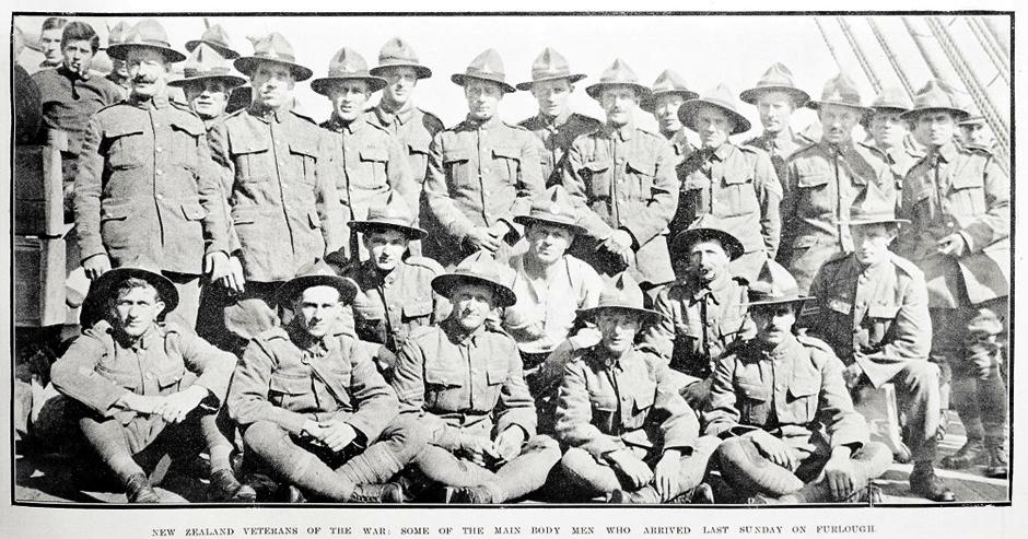 Furlough men back from the war, 1918