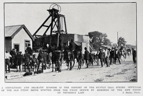End of the 1913 strike in Huntly