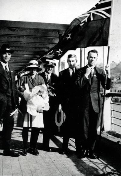 First official Olympic team