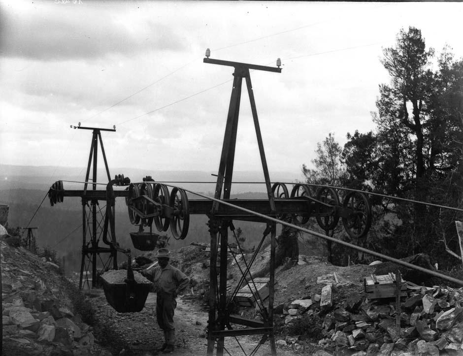 Aerial ropeway at Waiuta