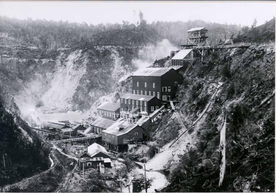 Gold battery near Waiuta