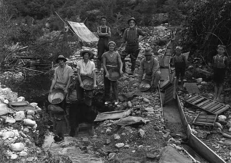 Gold claim near Waiuta