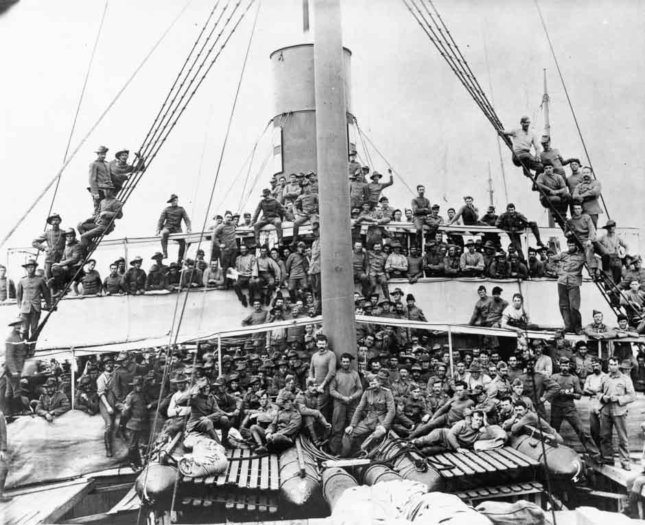 New Zealand troops leaving for South Africa