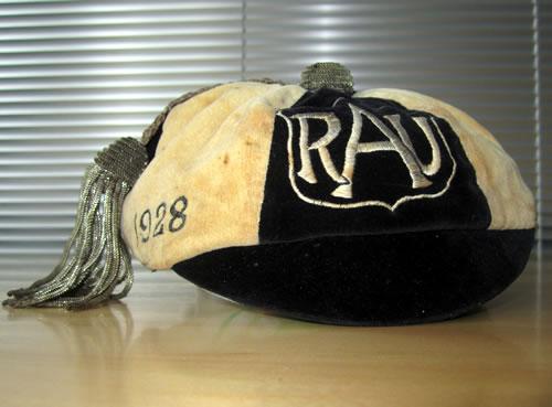 Rugby cap from 1928