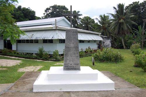 Atiu war memorial, Cook Islands