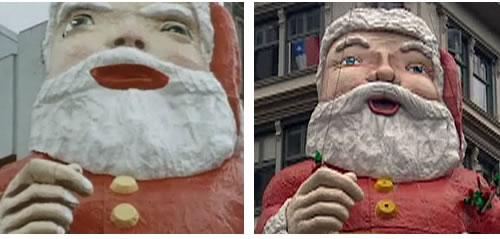 Auckland's giant Santa