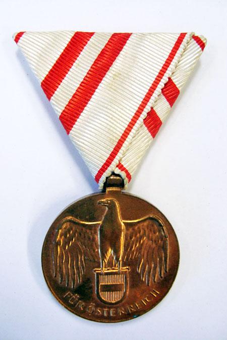 Austrian First World War Commemorative Medal