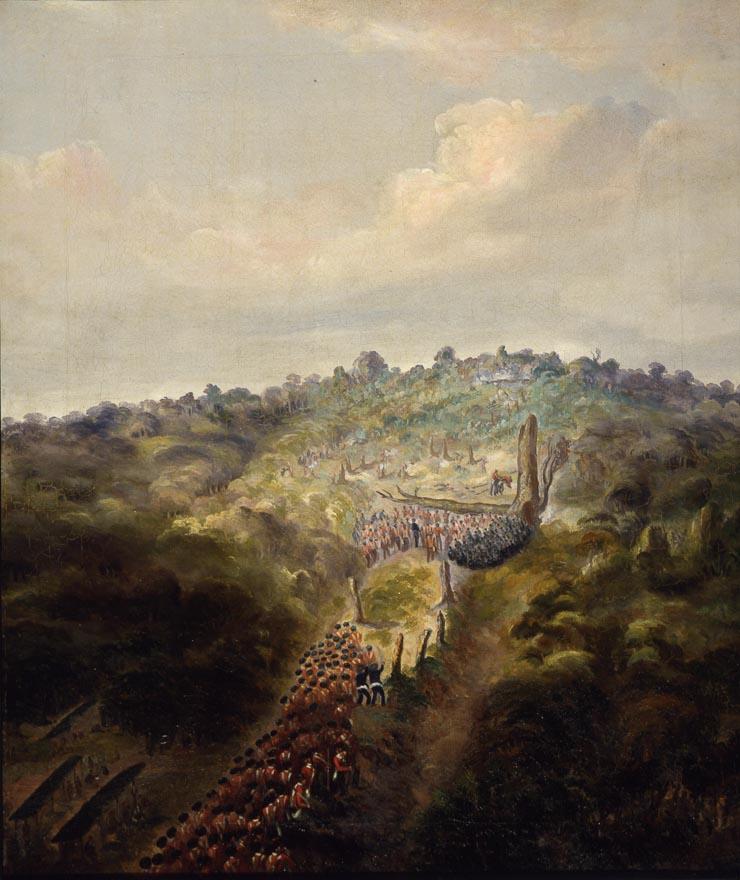 The fight at Battle Hill