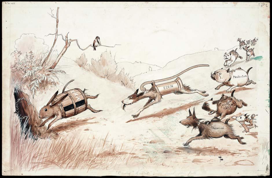 Brewer rabbit cartoon