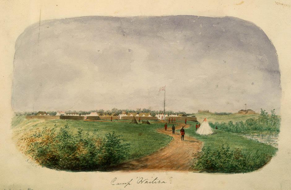 Camp Waitara painting