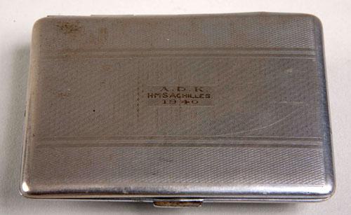 HMS <em>Achilles</em> cigarette case