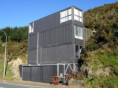 Shipping container house, Wellington