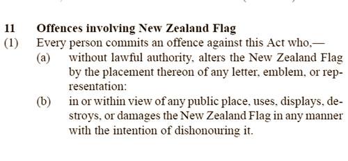 Flag burning