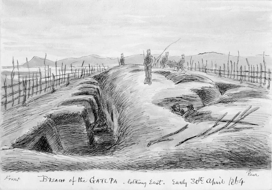 Sketch of Gate Pā