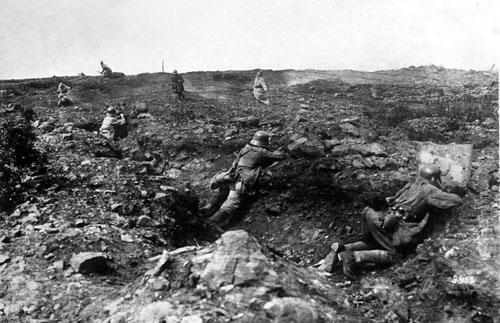 French infantry attack