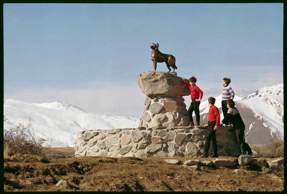 Gladys Goodall's sheepdog memorial