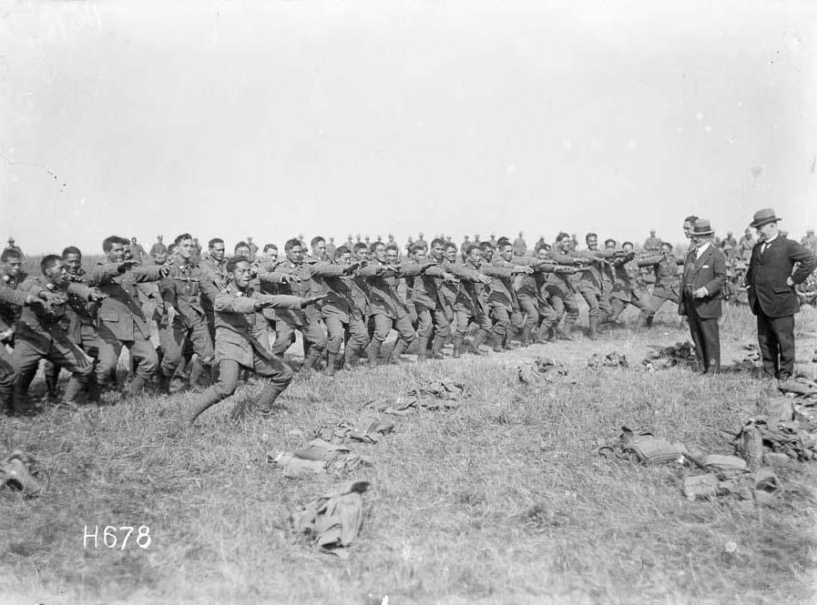 Maori (Pioneer) Battalion haka, 1918