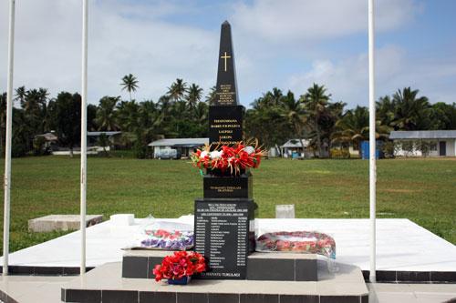 Liku war memorial, Niue