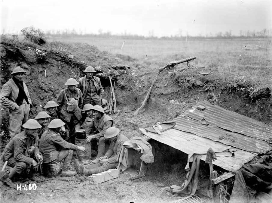 Section post on the Somme