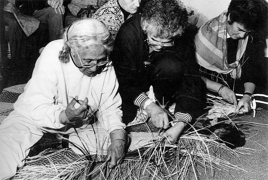 Women weaving