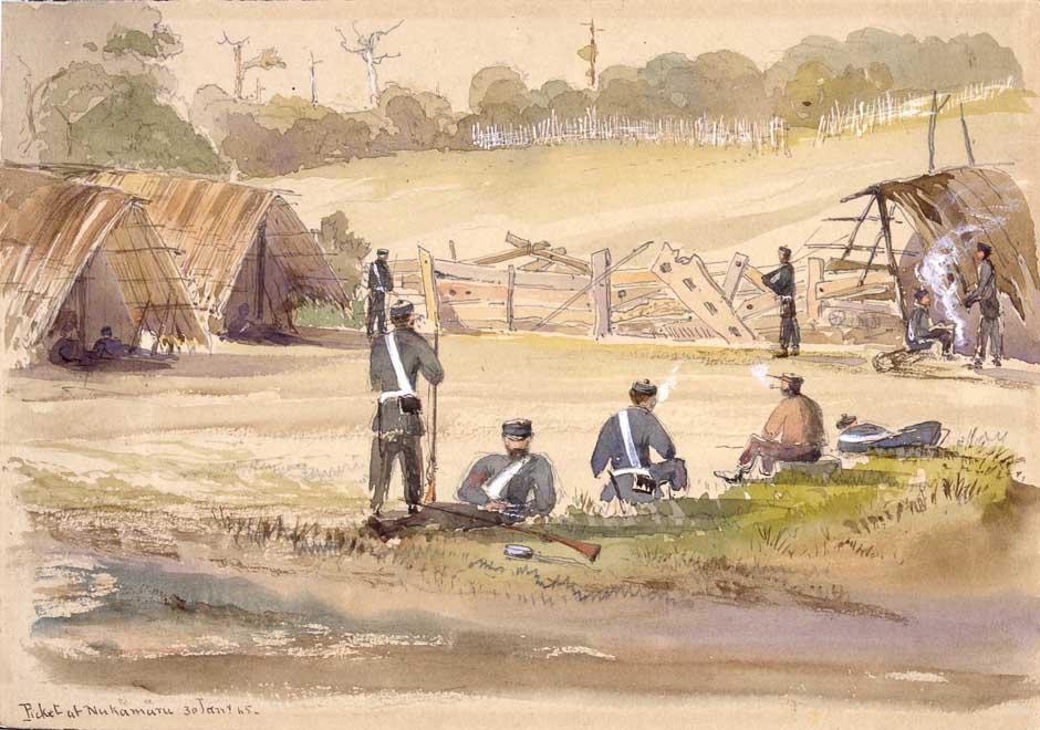 Picket at Nukumaru
