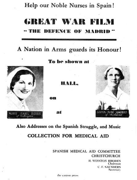 Spanish Medical Aid Committee poster