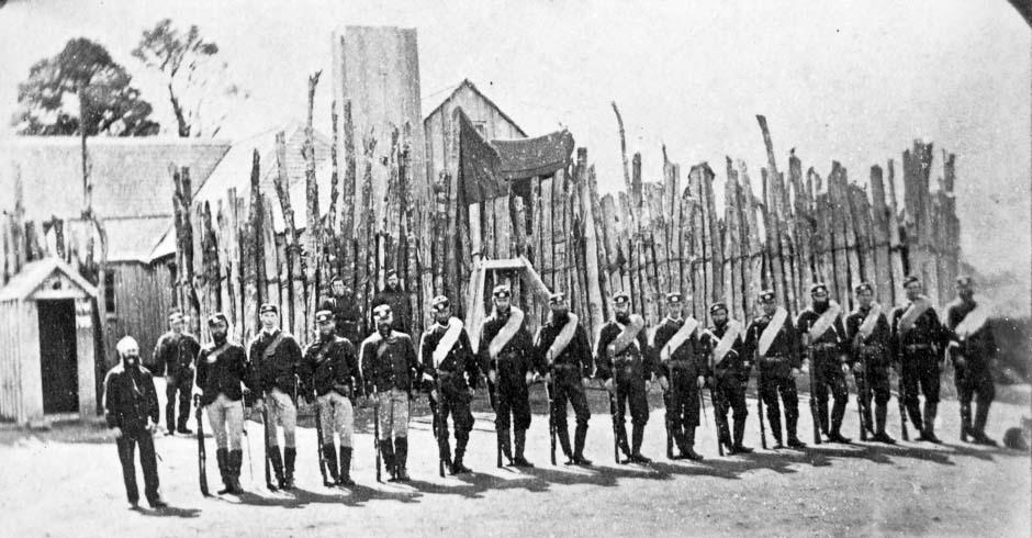 New Zealand Armed Constabulary garrison at Ōpepe
