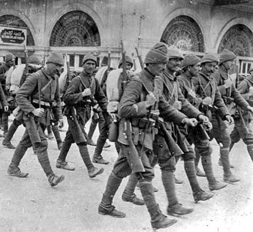 Ottoman infantry in Syria