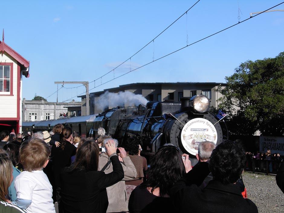 Parliamentary special train re-enactment 2008