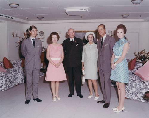 Meeting the Queen on HMY <em>Britannia</em>
