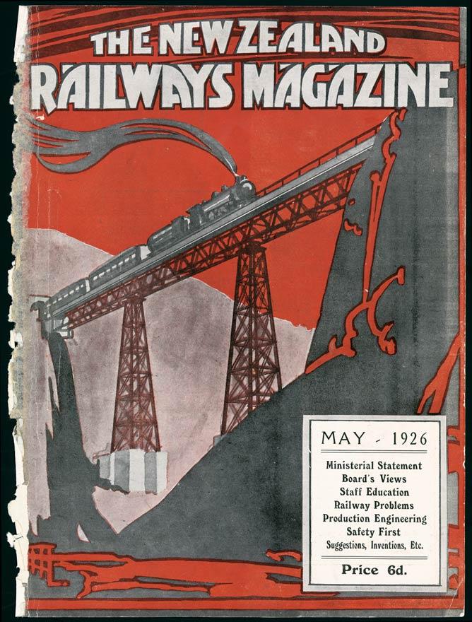 Railways Magazine cover, 1926