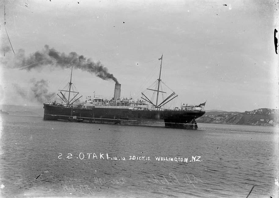 The <em>Otaki</em> in 1912