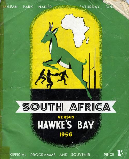 South Africa vs Hawke's Bay programme