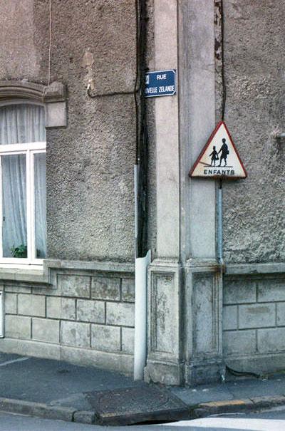 NZ street sign at Le Quesnoy