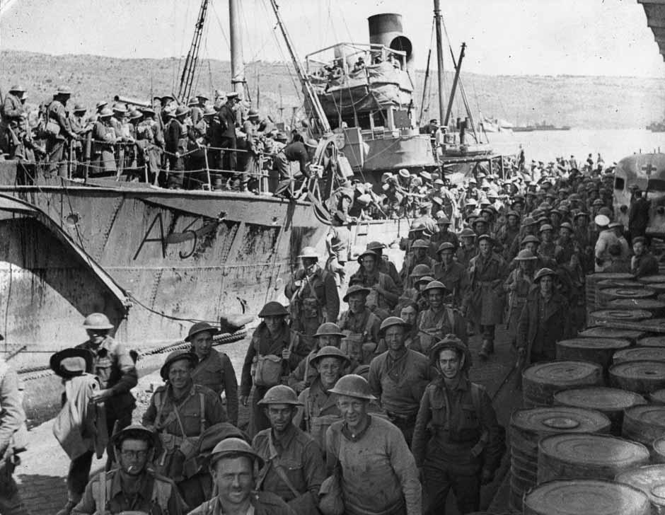 Disembarking at Suda Bay